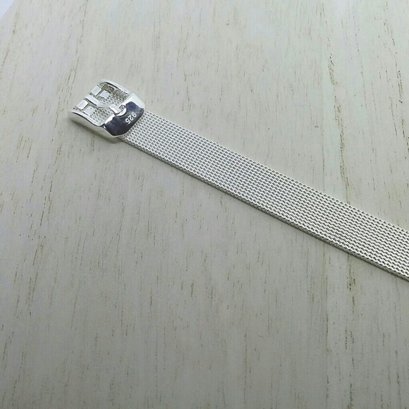 Silver belt buckle bracelet NEW - Picture 6 of 8